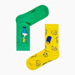 جوراب فانتزی سیمپسون‌ها - تا‌به‌تا - هیچ استور - خرید اینترنتی اکسسوری فانتزی