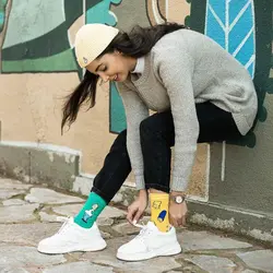 جوراب فانتزی سیمپسون‌ها - تا‌به‌تا - هیچ استور - خرید اینترنتی اکسسوری فانتزی