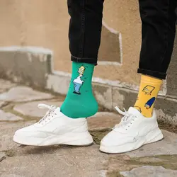 جوراب فانتزی سیمپسون‌ها - تا‌به‌تا - هیچ استور - خرید اینترنتی اکسسوری فانتزی