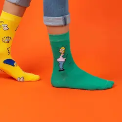 جوراب فانتزی سیمپسون‌ها - تا‌به‌تا - هیچ استور - خرید اینترنتی اکسسوری فانتزی