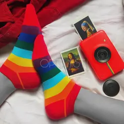 جوراب رنگین کمانی - هیچ استور - خرید اینترنتی اکسسوری فانتزی