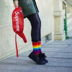 جوراب رنگین کمانی - هیچ استور - خرید اینترنتی اکسسوری فانتزی