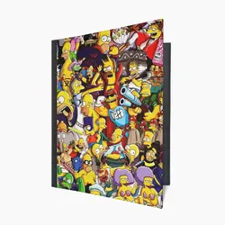 کلاسور طرح سیمپسون ها 2 - هیچ استور - خرید اینترنتی اکسسوری فانتزی