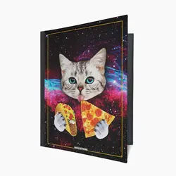 کلاسور طرح اسپیس کت - هیچ استور - خرید اینترنتی اکسسوری فانتزی