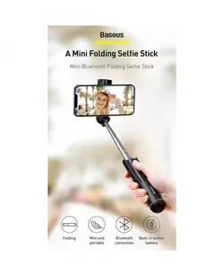 پایه مونوپاد باسئوس | Baseus Mini Bluetooth Folding Selfie Stick WS-19001