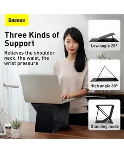 پایه نگهدارنده لپ تاپ باسئوس | Baseus Ultra High Folding Laptop Stand