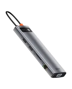 هاب USB-C باسئوس | Baseus Metal Gleam Series 11in1 Multifunctional