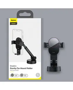 هولدر و پایه نگهدارنده موبایل باسئوس | Baseus Simplism Gravity Car Mount Holder