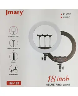 رینگ لایت 18 اینچ جی ماری | Jmary FM-18R Selfie Ring Light