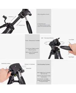 سه پایه دوربین جی ماری | Jmary Professional Tripod KP-2264