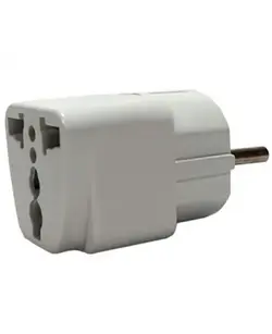 تبدیل برق 3 به 2 بافو | BAFO Travel Adapter TA-EU01-V1