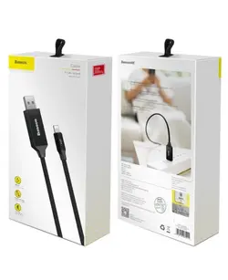 کابل تبدیل USB به لایتنینگ بیسوس 5 متری | Baseus CALYW-M01 Cable Artistic Striped