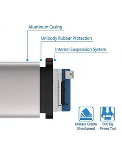 هارد دیسک اکسترنال 2 ترابایت آرمور 85 سیلیکن پاور | Silicon Power Armor A85