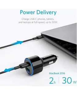 شارژر فندکی انکر | ANKER A2229 PowerDrive Spead plus 2