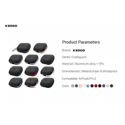 کاور KZDOO مدل Crashguard کیس اپل ایرپاد پرو 2