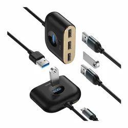 هاب 4 پورت USB باسئوس | Baseus 4In1 USB Hub Adapter CAHUB-AY01