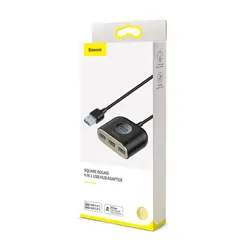 هاب 4 پورت USB باسئوس | Baseus 4In1 USB Hub Adapter CAHUB-AY01
