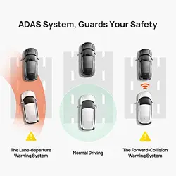 دوربین فیلم برداری خودرو شیائومی | 70mai Dash Cam Pro Plus+ Rear Cam Set A500S-1