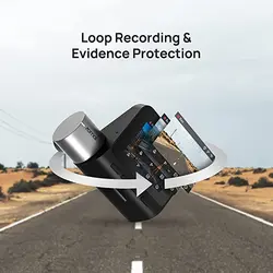 دوربین فیلم برداری خودرو شیائومی | 70mai Dash Cam Pro Plus+ Rear Cam Set A500S-1