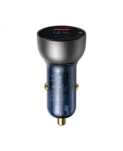 شارژر فندکی به همراه کابل باسئوس | Baseus Dual Quick Car Charger 65W