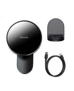 هولدر و شارژر وایرلس باسئوس | Baseus Big Energy Car Mount Wireless Charger