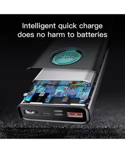 پاوربانک 30000 میلی آمپر باسئوس | Baseus Amblight Digital Display Quick