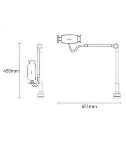 پایه نگهدارنده موبایل باسئوس | Baseus Otaku Life Rotary SULR-B0S