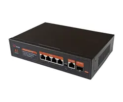 سوئیچ 4 پورت PoE مکسرون MSW-2104GP-1GL-60I