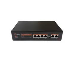 سوئیچ 4 پورت PoE مکسرون MSW-2004FP-2FL-60I