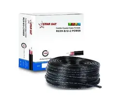 کابل RG59 ترکیبی استارست مدل C6A80-10A0.40 طول 100 متر