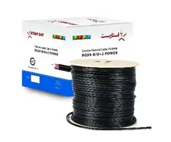 کابل RG59 ترکیبی استارست مدل C7A96-10A0.4 طول 300 متر - فروشگاه اینترنتی هیراتک