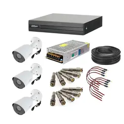 پک 3 دوربین میکروفون دار داهوا 1200TP-A