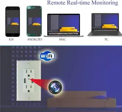 پریز دوربین دار WIFI | دوربین مداربسته طرح پریز USB + تخفیف شگفت انگیز