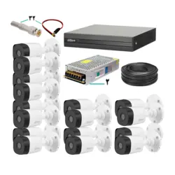 پک 16 دوربین مداربسته داهوا Full HD 1080P | B1A21P