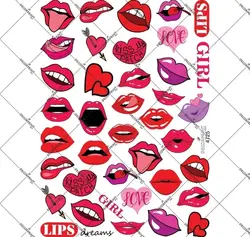 کاغذ ترانسفر لب جهت تزئین شمع کد 4725