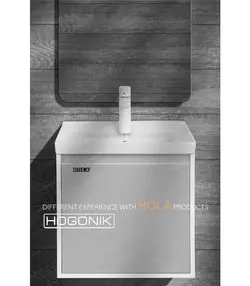 روشویی کابینتی هُلا HD5001 طوسی