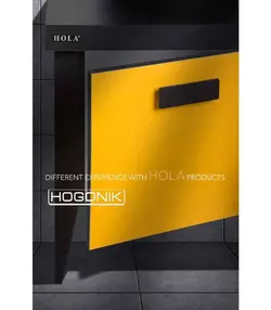 روشویی کابینتی هُلا H610 - مشکی زرد