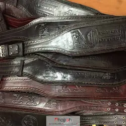 کمربند چرم بدنسازی کد VM699