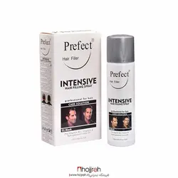 اسپری پرپشت کننده مو پرفکتPERFECT هیر فیلر شماره 01 حجم 120 میلی لیتر رنگ مشکی کد R788