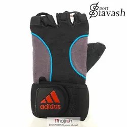 دستکش بدنسازی نیمه انگشتی مردانه برند ADIDAS کد SI96