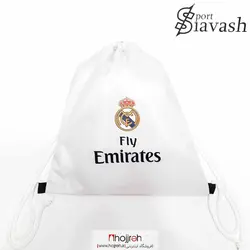 کوله پشتی ورزشی (شوزبگ - shoes bag) طرح رئال مادرید کد SI78
