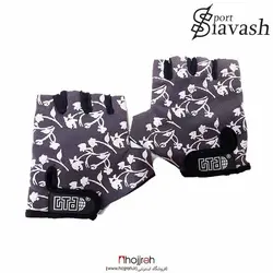 دستکش بدنسازی نیمه انگشتی دخترانه برند GTA کد SI96
