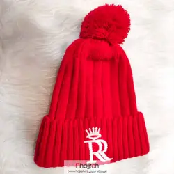 کلاه بافتی طرح R کد RO117