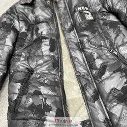 کاپشن بچگانه (پسرانه) شمعی مشکی مناسب 7 تا 14 سال کد BC68