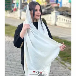 شال کوپرا دور زیپ کرم استخوانی کد KM05