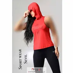 تاپ کلاه دار RUN فلامنت کد S207