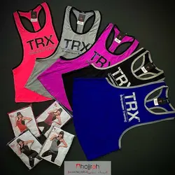 ست دو تکه کاور و نیم تنه TRX  کد S205