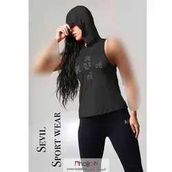 تاپ کلاه دار RUN فلامنت کد S207