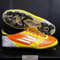 کفش فوتبال اف F50 زرد و نارنجی کد VM181