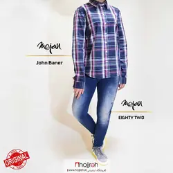 شومیز کلاسیک برند JOHN BANER  کد ZH02